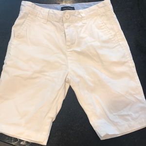 Boys white shorts